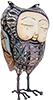 ceramic owl 
 man